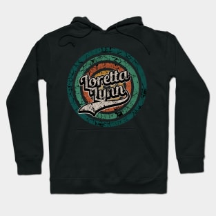 Loretta Lynn // Retro Circle Crack Vintage Hoodie